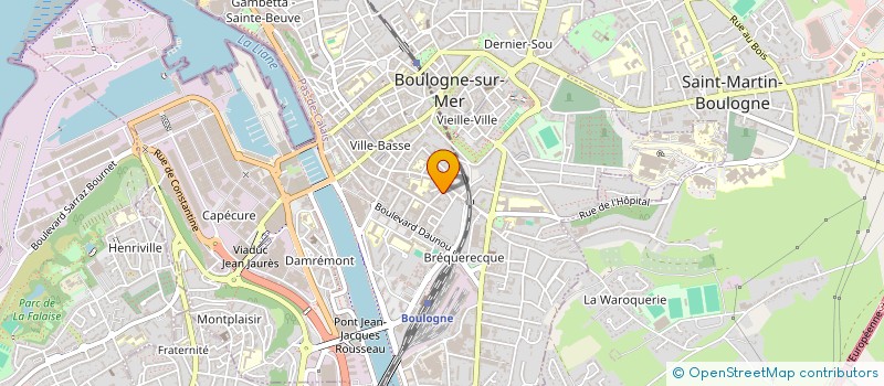 localisation de l'entreprise MADAME MARIE-ANGE LOISEL à BOULOGNE-SUR-MER