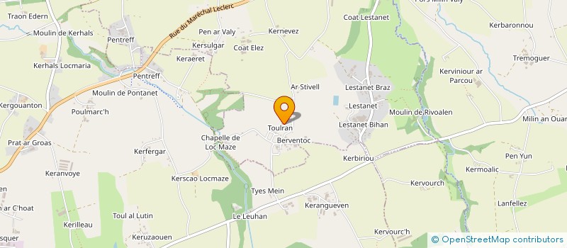 localisation de l'entreprise MADAME MARIE ANGE MACRON  LE DRENNEC