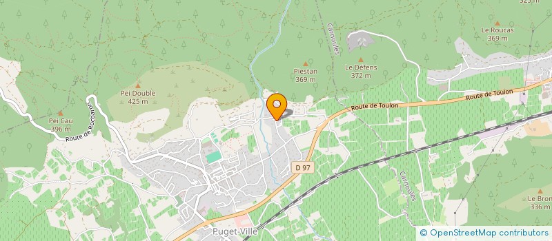 localisation de l'entreprise MADAME MARIE ANGE MARCHAND  PUGET-VILLE