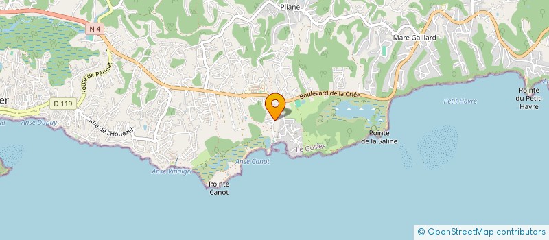 localisation de l'entreprise MADAME MARIE-ANGE MAROUDIN  LE GOSIER