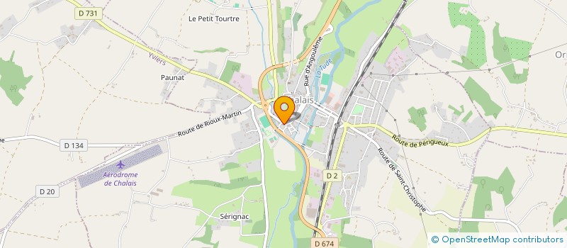 localisation de l'entreprise MADAME MARIE-ANGE MARTY à CHALAIS