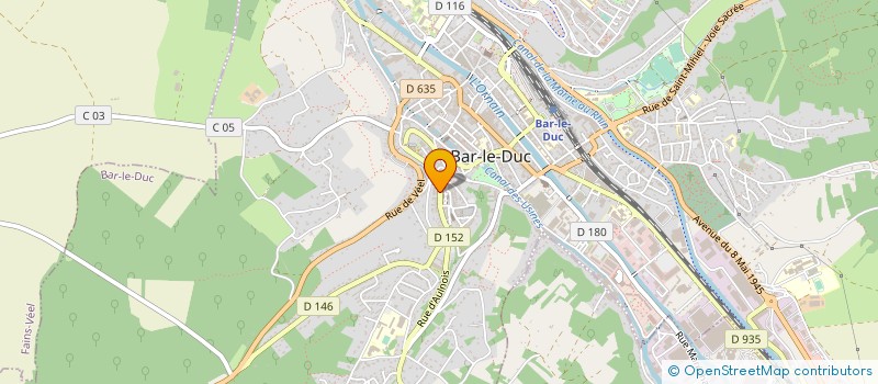 localisation de l'entreprise MADAME MARIE-ANGE MOLLON à BAR-LE-DUC