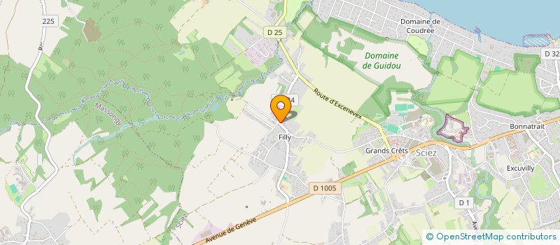 localisation de l'entreprise MADAME MARIE-ANGE MONTANT  SCIEZ