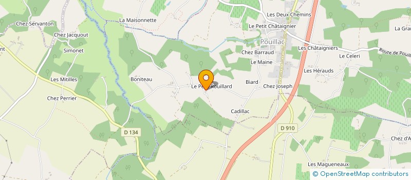 localisation de l'entreprise MADAME MARIE-ANGE MOREIRA  POUILLAC