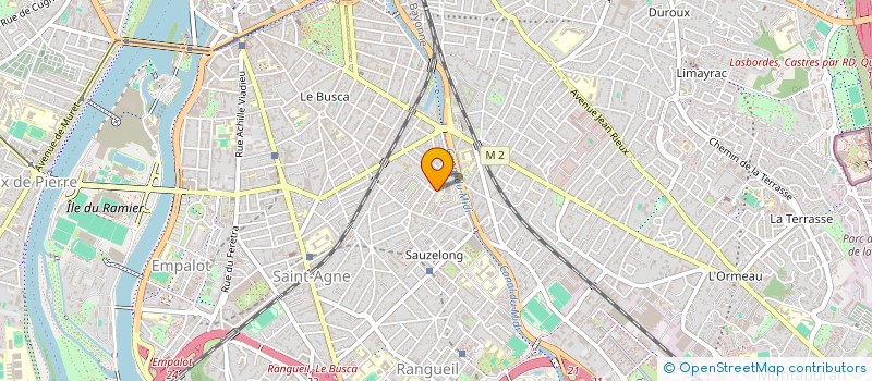 localisation de l'entreprise MADAME MARIE ANGE MUJERIEGO  TOULOUSE