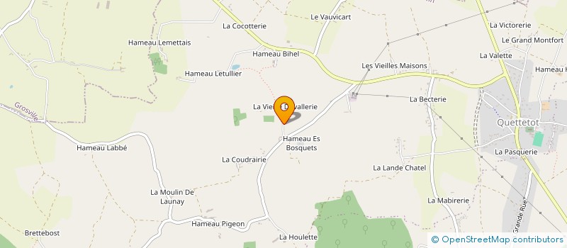 localisation de l'entreprise MADAME MARIE-ANGE MULOT à BRICQUEBEC-EN-COTENTIN
