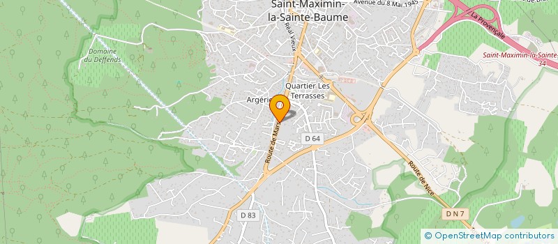 localisation de l'entreprise MADAME MARIE ANGE NAGY  SAINT-MAXIMIN-LA-SAINTE-BAUME