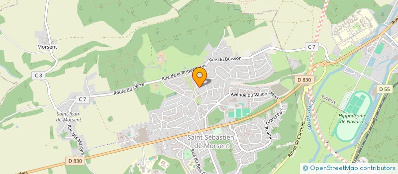 localisation de l'entreprise MADAME MARIE-ANGE NKEMBE  SAINT-SEBASTIEN-DE-MORSENT