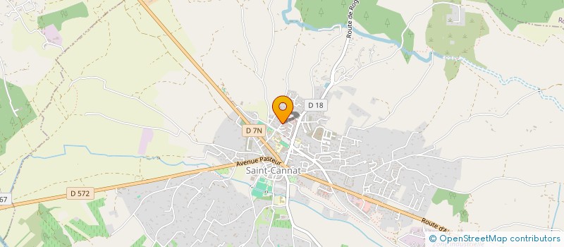 localisation de l'entreprise MADAME MARIE-ANGE NOUGIER  SAINT-CANNAT