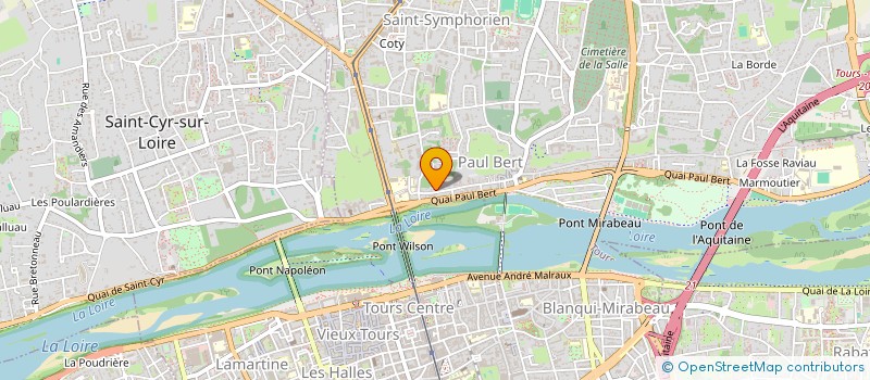 localisation de l'entreprise MADAME MARIE-ANGE PARENT  TOURS