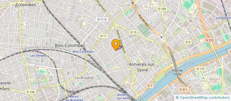 localisation de l'entreprise MADAME MARIE-ANGE PHILIBERT à ASNIERES-SUR-SEINE