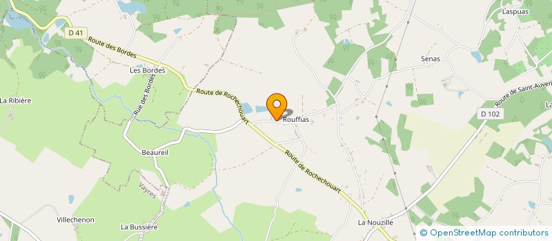 localisation de l'entreprise MADAME MARIE-ANGE PITTIE  SAINT-AUVENT