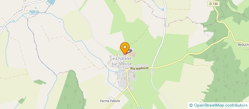 localisation de l'entreprise MADAME MARIE-ANGE QUINART à LE CHATELET-SUR-MEUSE