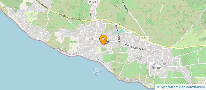 localisation de l'entreprise MADAME MARIE-ANGE RONZETTI  SAINTE-MARIE-DE-RE