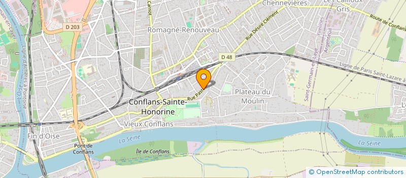 localisation de l'entreprise MADAME MARIE-ANGE SAMAHA  CONFLANS-SAINTE-HONORINE