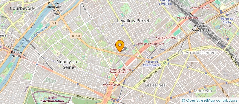 localisation de l'entreprise MADAME MARIE ANGE SERAFINI à LEVALLOIS-PERRET