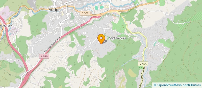 localisation de l'entreprise MADAME MARIE-ANGE TEMPOREL à AURIOL