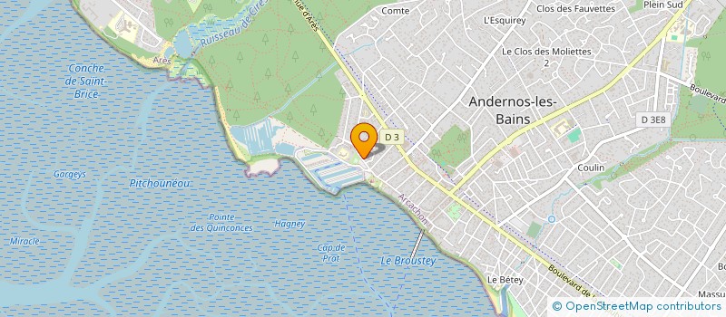 localisation de l'entreprise MADAME MARIE-ANGE TERAZZI  ANDERNOS-LES-BAINS