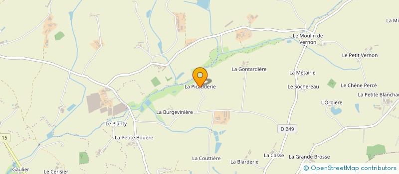 localisation de l'entreprise MADAME MARIE-ANGE THEBAUD  BEAUPREAU-EN-MAUGES