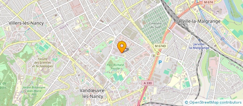 localisation de l'entreprise MADAME MARIE-ANGE WILLAUME  VANDUVRE-LES-NANCY