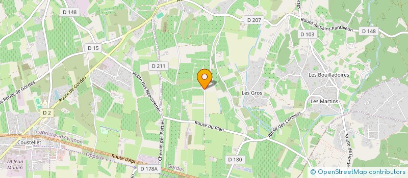 localisation de l'entreprise MADAME MARIE ANGELE BERTAPELLE  GORDES