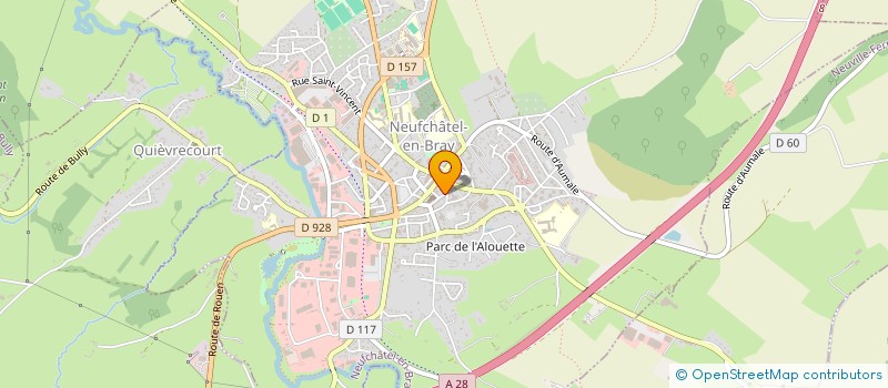 localisation de l'entreprise MADAME MARIE ANGELE CRUGNALE  NEUFCHATEL-EN-BRAY