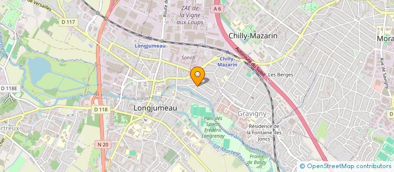 localisation de l'entreprise MADAME MARIE-ANGELE FERNANDEZ à LONGJUMEAU