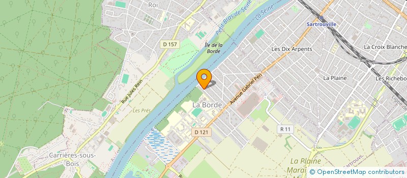 localisation de l'entreprise MADAME MARIE-ANGELE HEROUARD  MONTESSON