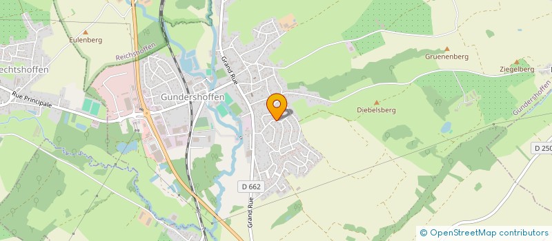 localisation de l'entreprise MADAME MARIE-ANGELE HOEHN  GUNDERSHOFFEN