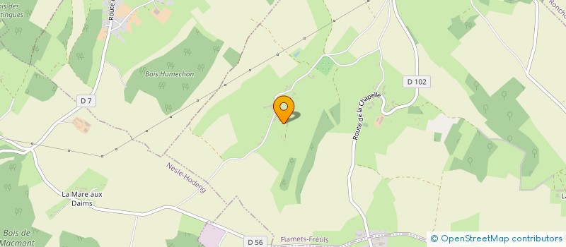 localisation de l'entreprise MADAME MARIE ANGELE PINO FERNANDEZ  FLAMETS-FRETILS