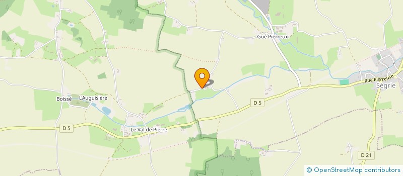 localisation de l'entreprise MADAME MARIE ANGEVIN  SEGRIE