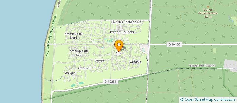 localisation de l'entreprise MADAME MARIE ANGLADE  GRAYAN-ET-L'HOPITAL