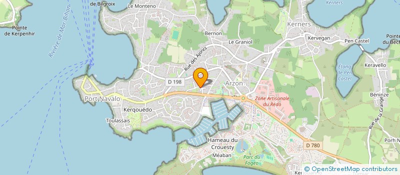 localisation de l'entreprise MADAME MARIE ANGLARES à ARZON