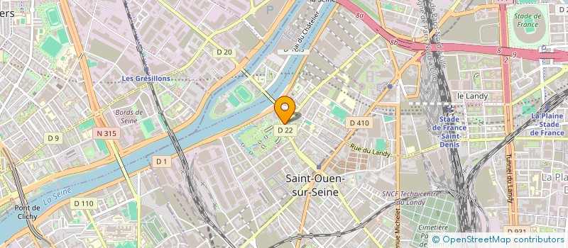 localisation de l'entreprise MADAME MARIE-ANISE JOACHIM à SAINT-OUEN-SUR-SEINE