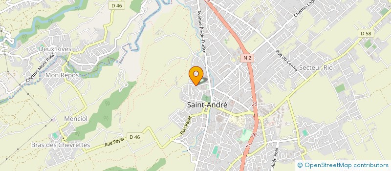localisation de l'entreprise MADAME MARIE ANITA TUREL à SAINT-ANDRE