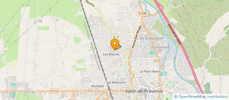 localisation de l'entreprise MADAME MARIE-ANNA MORAND  SALON-DE-PROVENCE