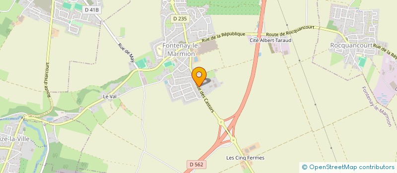 localisation de l'entreprise MADAME MARIE ANNE à FONTENAY-LE-MARMION