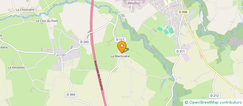 localisation de l'entreprise MADAME MARIE ANNE  SAINT-JAMES