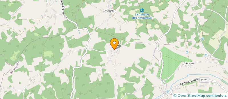 localisation de l'entreprise MADAME MARIE-ANNE BARNY  SAINTE-ORSE