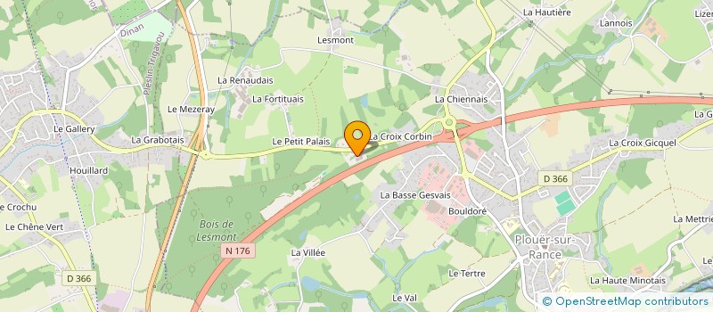 localisation de l'entreprise MADAME MARIE-ANNE BATTAIS à PLOUER-SUR-RANCE