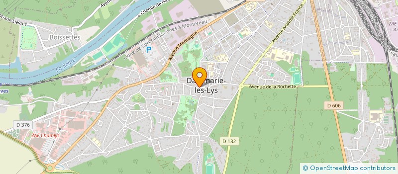 localisation de l'entreprise MADAME MARIE-ANNE BEBEL à DAMMARIE-LES-LYS