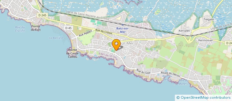 localisation de l'entreprise MADAME MARIE-ANNE BEHR  BATZ-SUR-MER