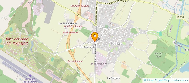 localisation de l'entreprise MADAME MARIE ANNE BERGER  ECHILLAIS