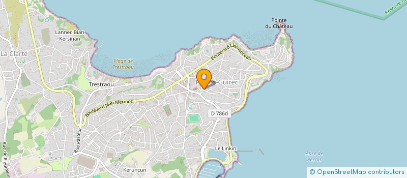 localisation de l'entreprise MADAME MARIE-ANNE BERNARD  PERROS-GUIREC