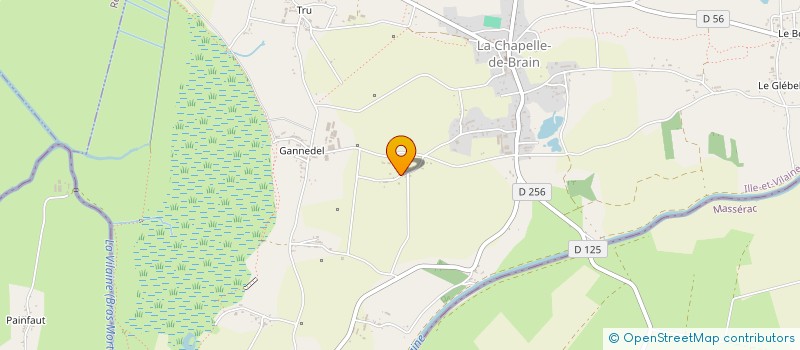 localisation de l'entreprise MADAME MARIE-ANNE BERTHELOT  LA CHAPELLE-DE-BRAIN