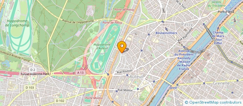 localisation de l'entreprise MADAME MARIE-ANNE BLOCH  PARIS