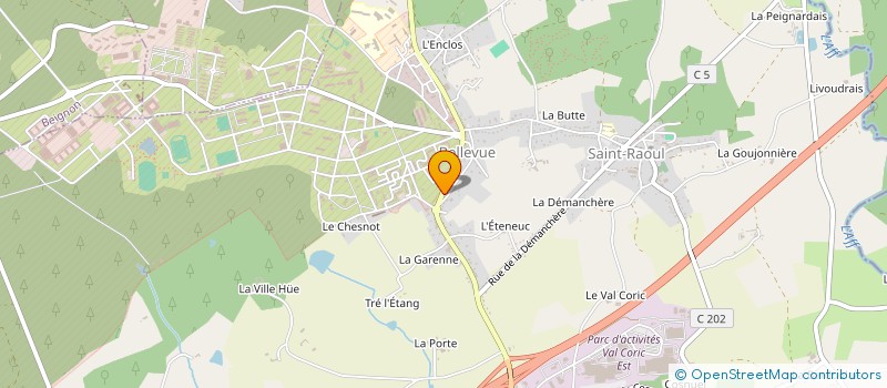 localisation de l'entreprise MADAME MARIE-ANNE CHARRIER  GUER