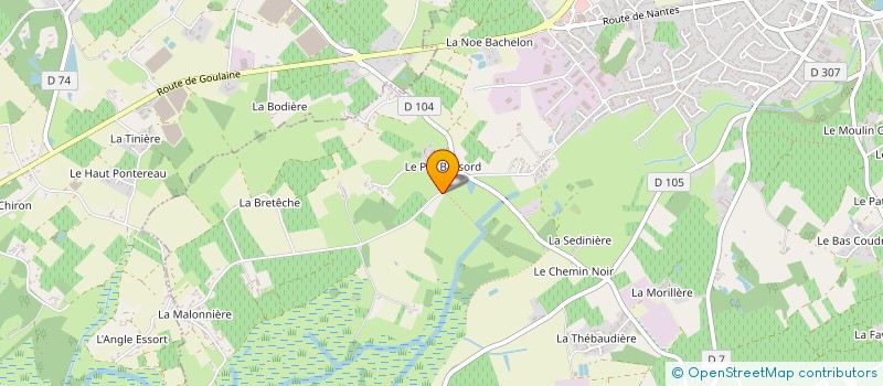 localisation de l'entreprise MADAME MARIE-ANNE COUGNAUD-COGREL  LE LOROUX-BOTTEREAU