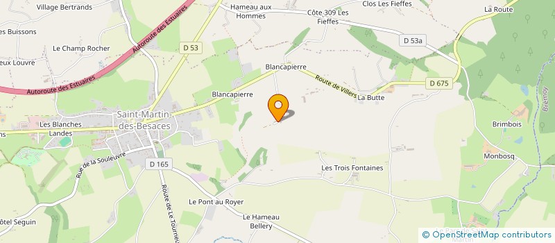 localisation de l'entreprise MADAME MARIE-ANNE COURTONNE à SOULEUVRE EN BOCAGE