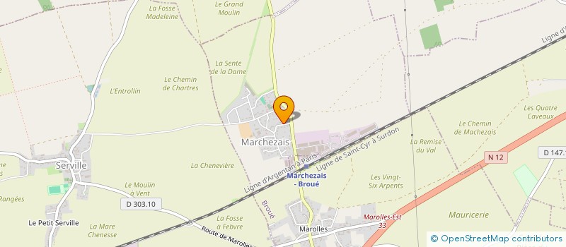 localisation de l'entreprise MADAME MARIE-ANNE DESHAYES à MARCHEZAIS